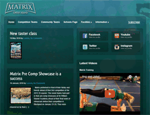 Tablet Screenshot of matrixcheersquad.com